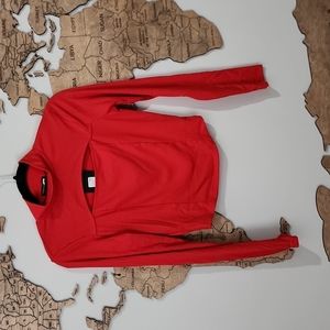 Fashion Nova sneak peek turtleneck red top small